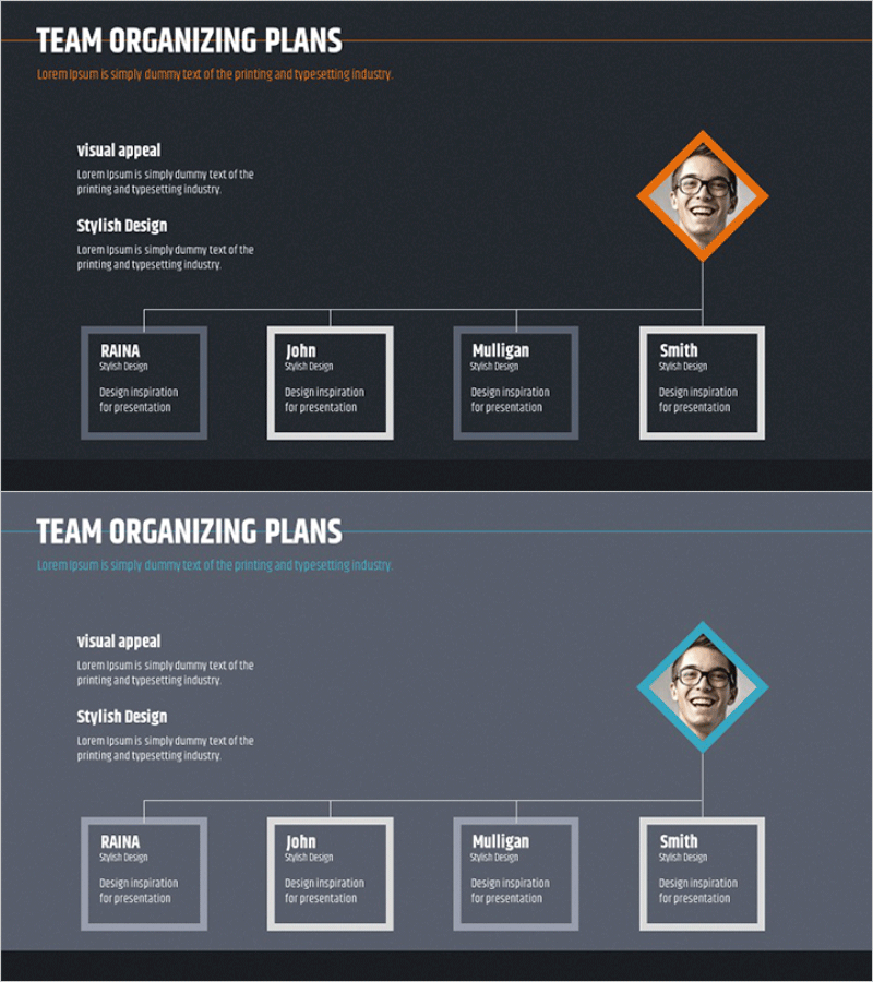 팀 프로필 소개 슬라이드