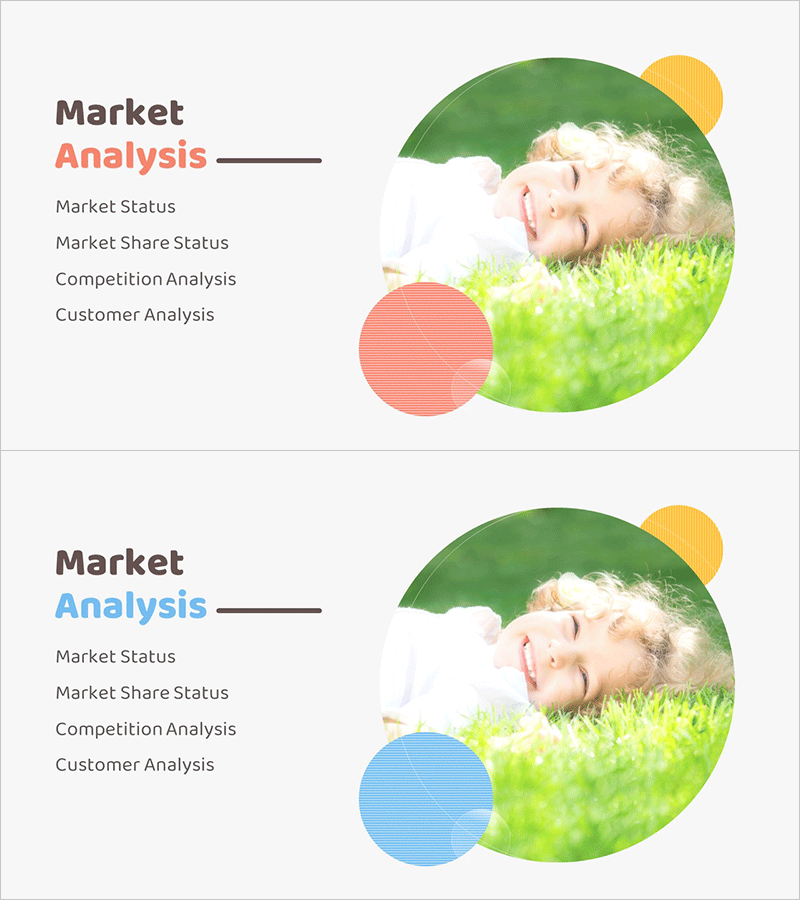 영유아 용품 사업계획서 템플릿 간지 – 시장 분석