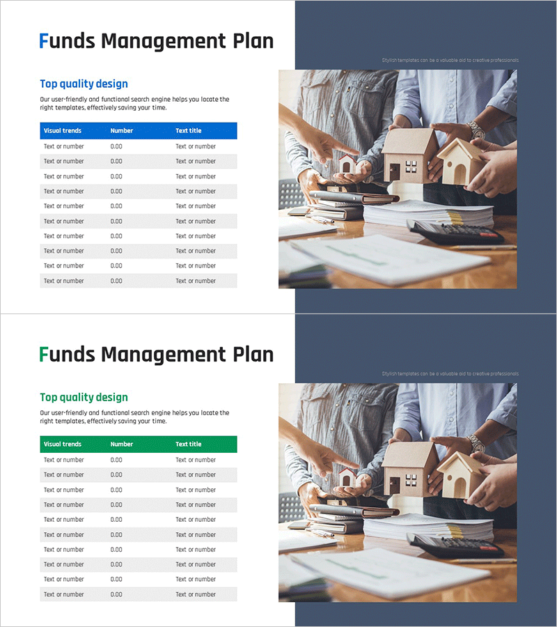 부동산 사업 자금 관리 계획표: 재무 성과 시각화