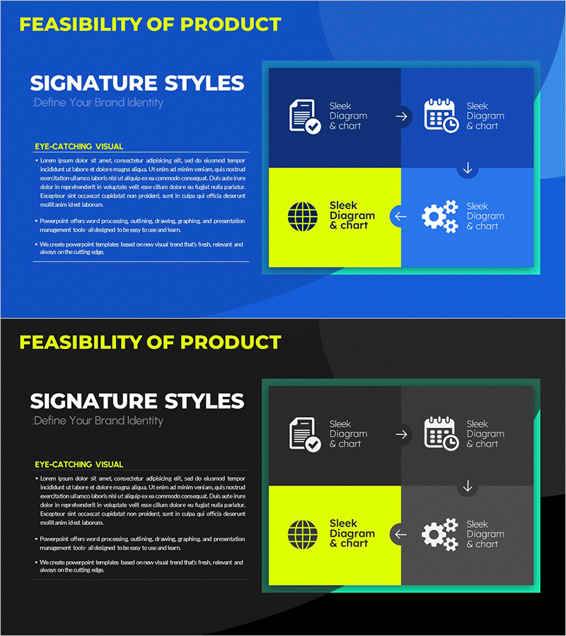 제품 실현 가능성 다이어그램 – 사업 추진 계획에 최적