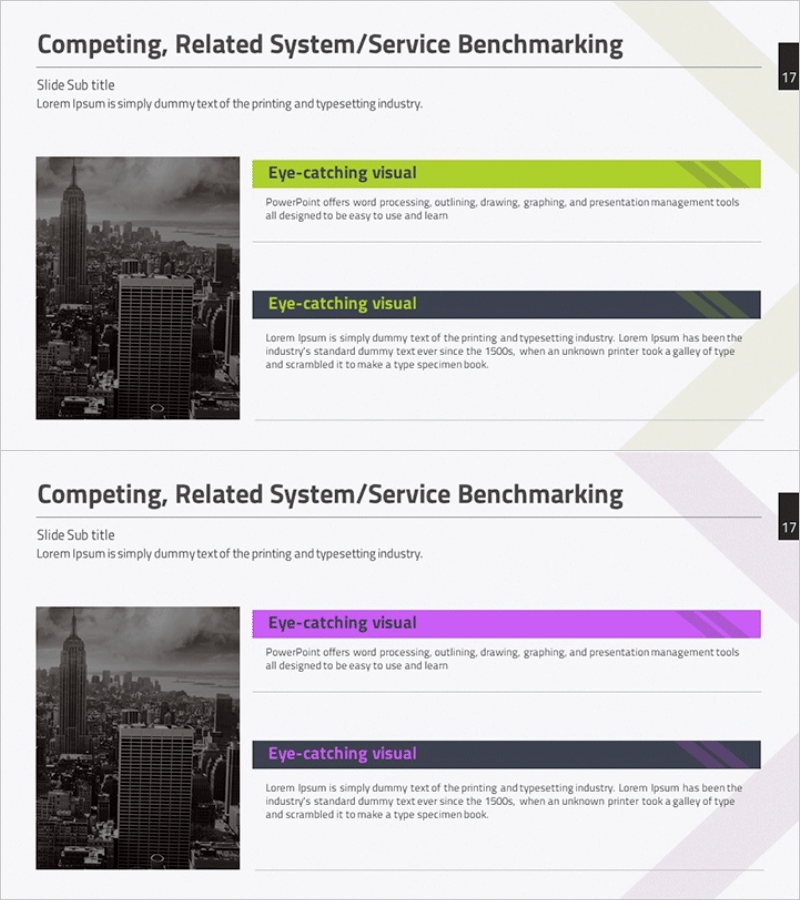 운영방안 & 서비스 벤치마킹 슬라이드 – 시장 경쟁 분석