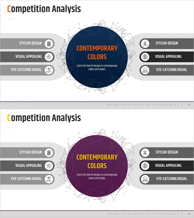 경쟁 비교 분석 다이어그램 – 시장과 비즈니스 인사이트 제공