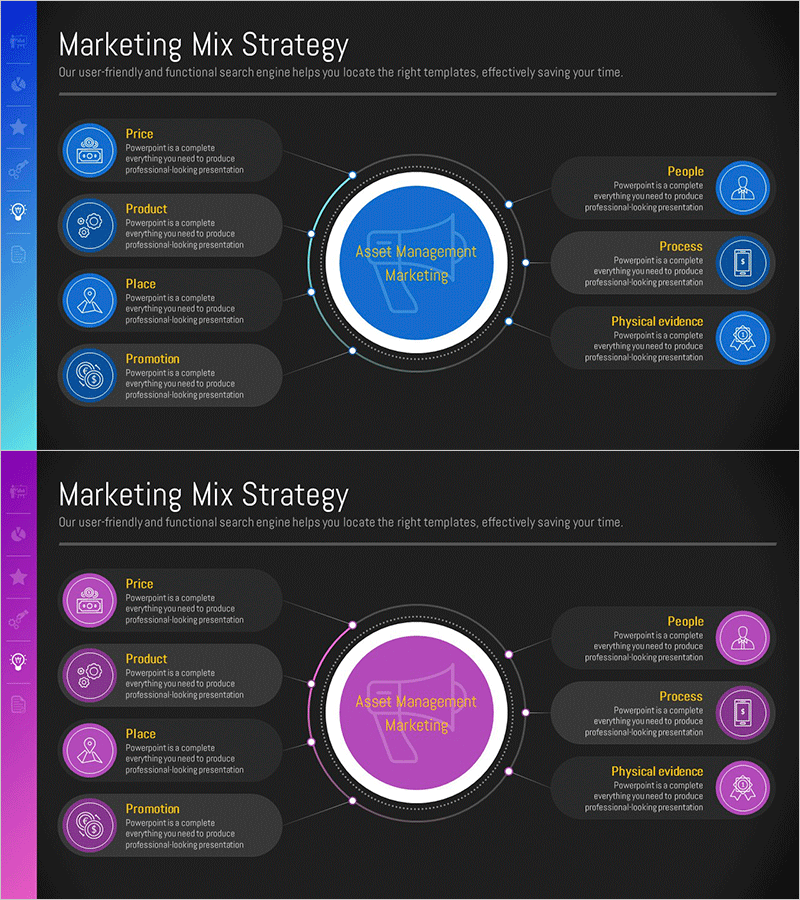 7P 마케팅 믹스 전략 슬라이드
