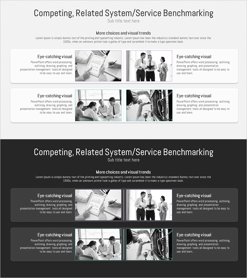 경쟁사 프로그램 벤치마킹 슬라이드 – 시장 분석 단계