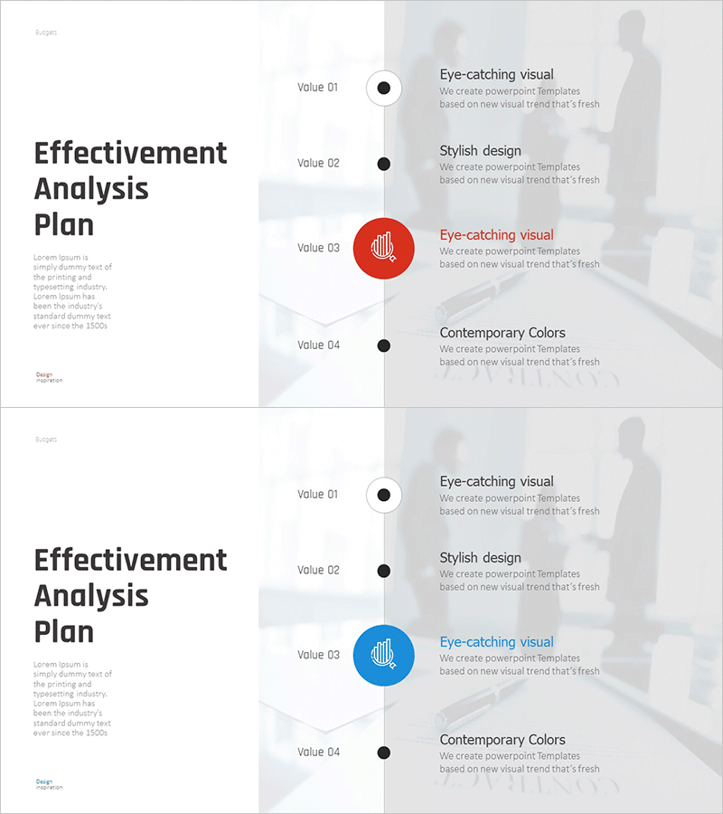마케팅 효과 분석을 위한 슬라이드 – 운영계획의 클러스터 다이어그램