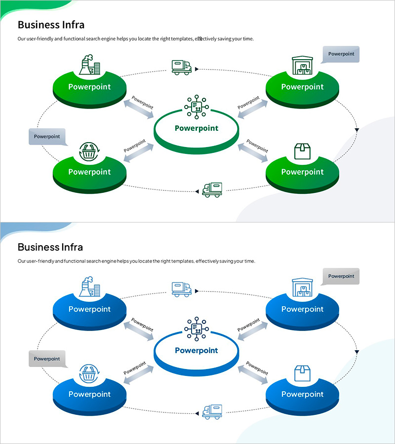 비즈니스 인프라 다이어그램 – 효과적인 자료 탐색