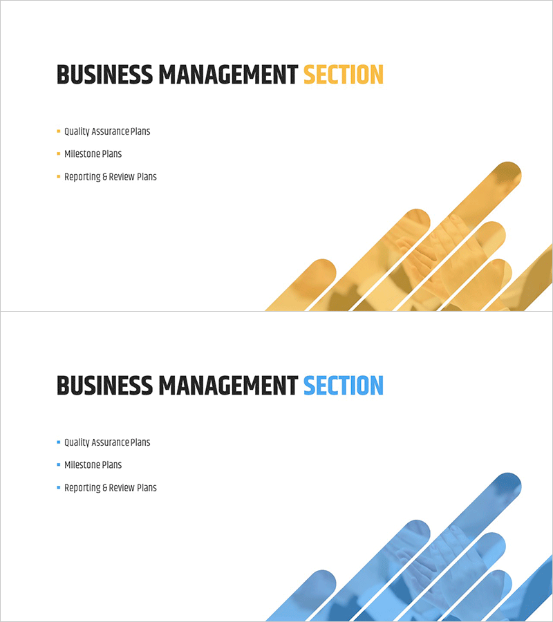 원형 사선 패턴 제안서 간지