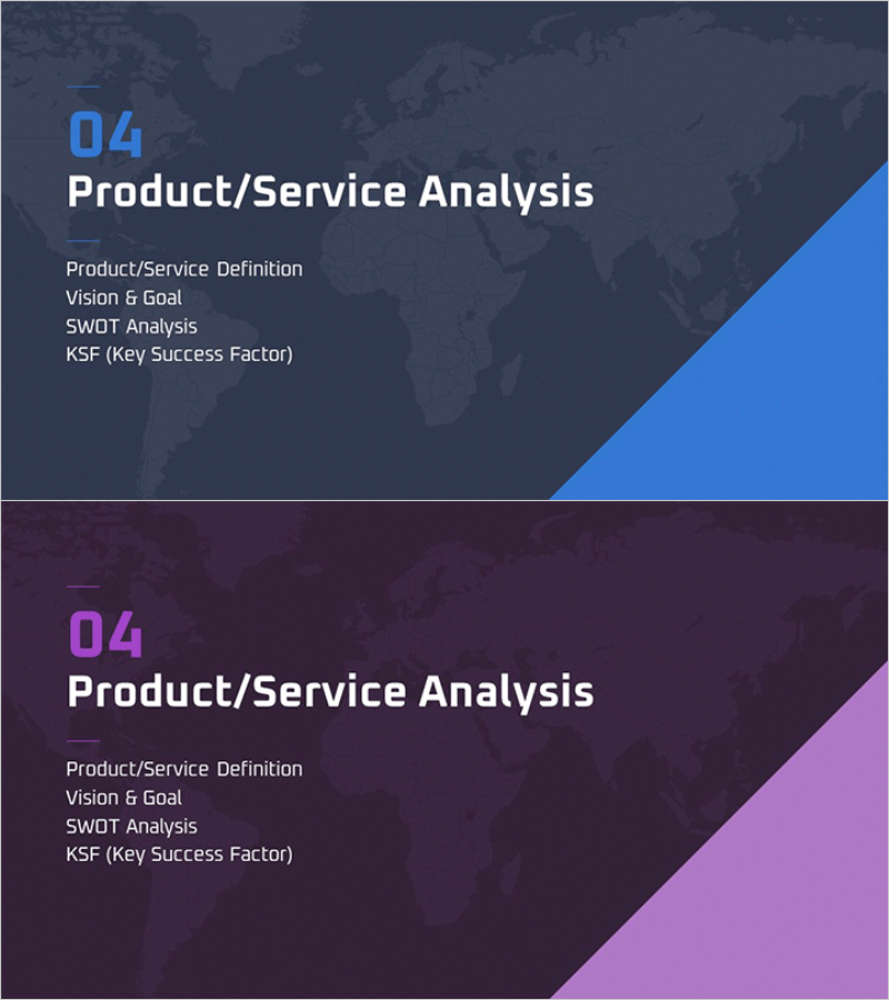 글로벌 마케팅계획 템플릿 간지