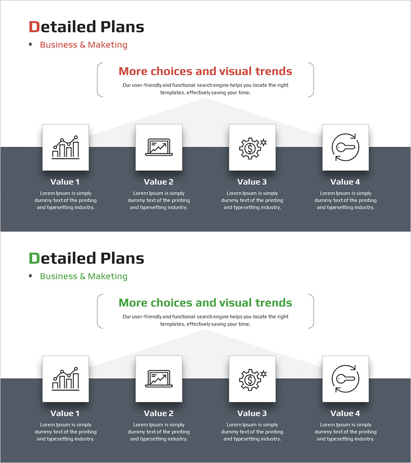 마케팅 목표 계획 다이어그램 - 비즈니스 성공을 위한 전략