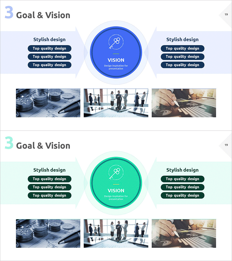 비즈니스 최종 목표 다이어그램
