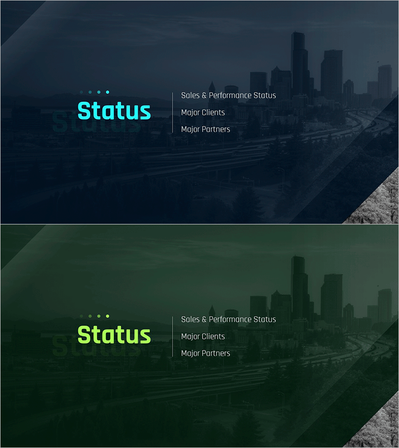 실용적인 회사소개서 템플릿 간지 – 성과 및 클라이언트 소개