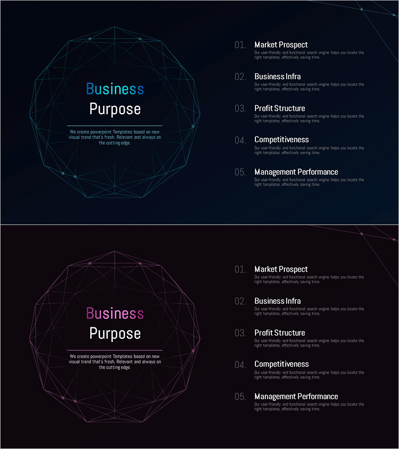 글로벌 투자유치 템플릿 간지 - 효과적인 비즈니스 방향 제시