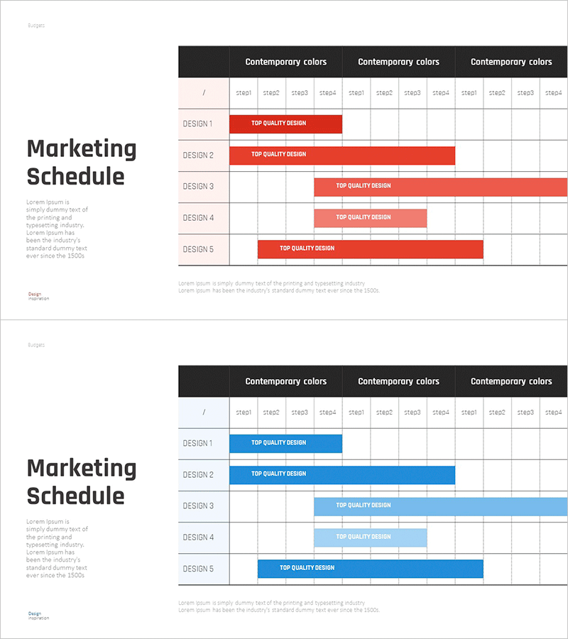 브랜드 마케팅 실행 계획 PPT 템플릿 – 사업 추진 전략