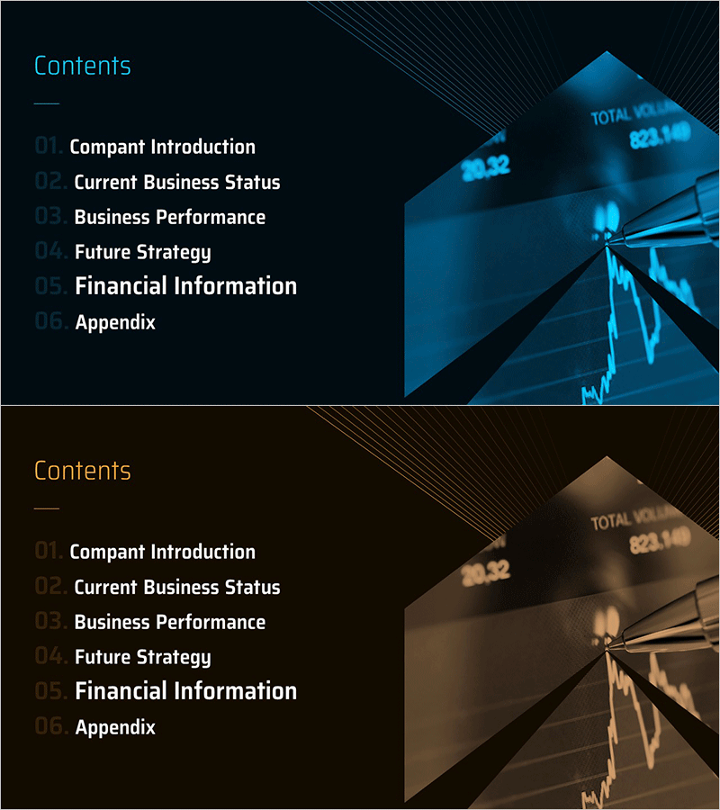 방향성 제시 IR 템플릿 목차 – 안정적 비즈니스 구조