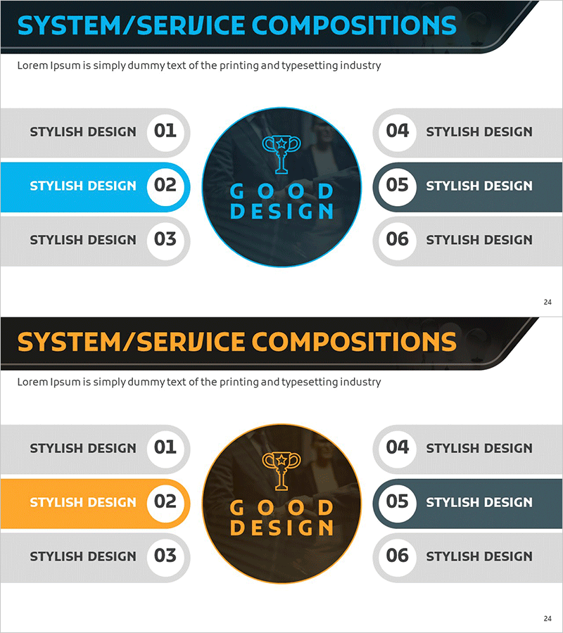 서비스 구성 다이어그램 – 체계적 사업 접근
