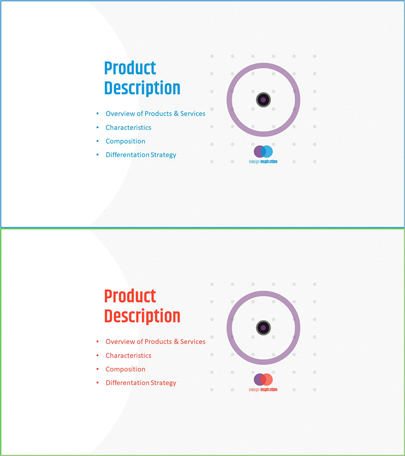 비즈니스 사업계획서 PPT 템플릿 – 간지 있는 구성