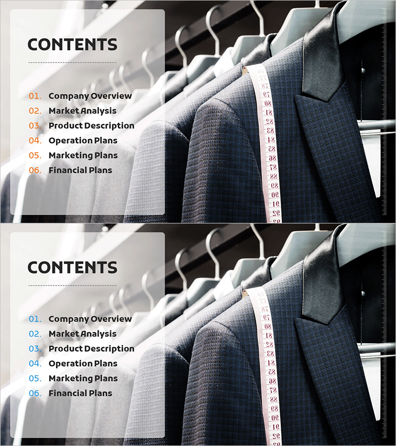 패션 사업계획서 템플릿 목차 – 전문성과 신뢰