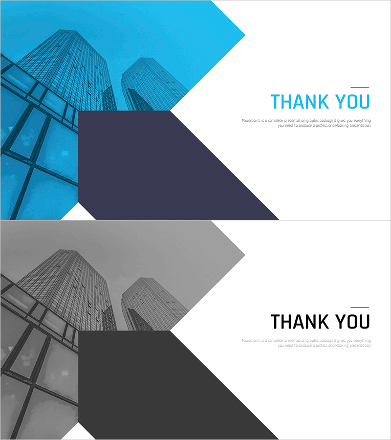 다목적 사업계획서 템플릿 엔딩 표지 – 전문성과 고급스러움