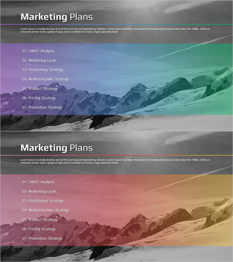 설산테마 사업계획서 템플릿 간지