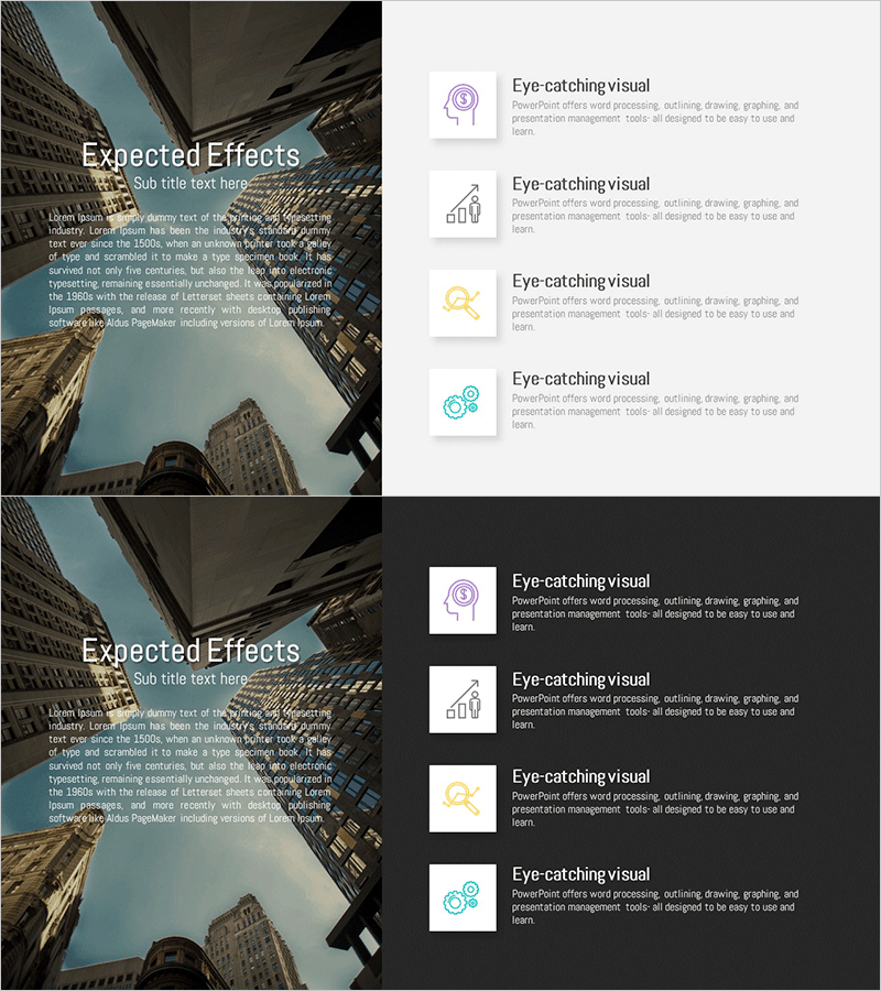 성장 기대효과 다이어그램 – 사업 추진 전략을 시각화