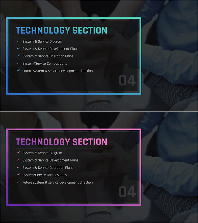 최고의 파트너십 제안서 간지 – 비전과 신뢰