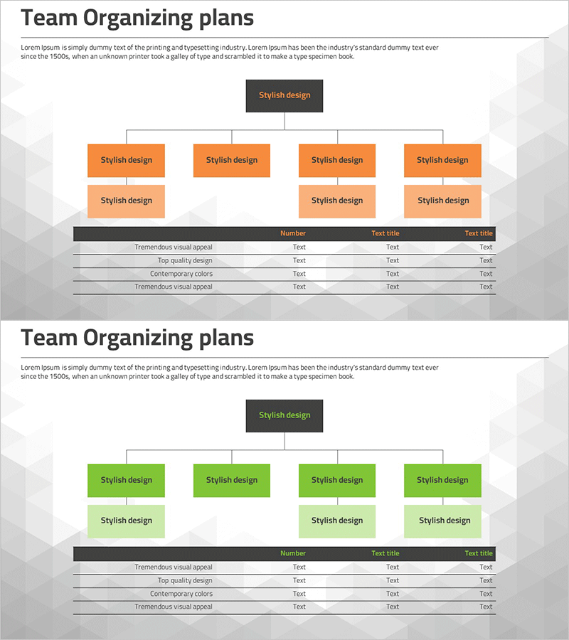 조직도 다이어그램 & 테이블 – 팀 구성과 구조 시각화