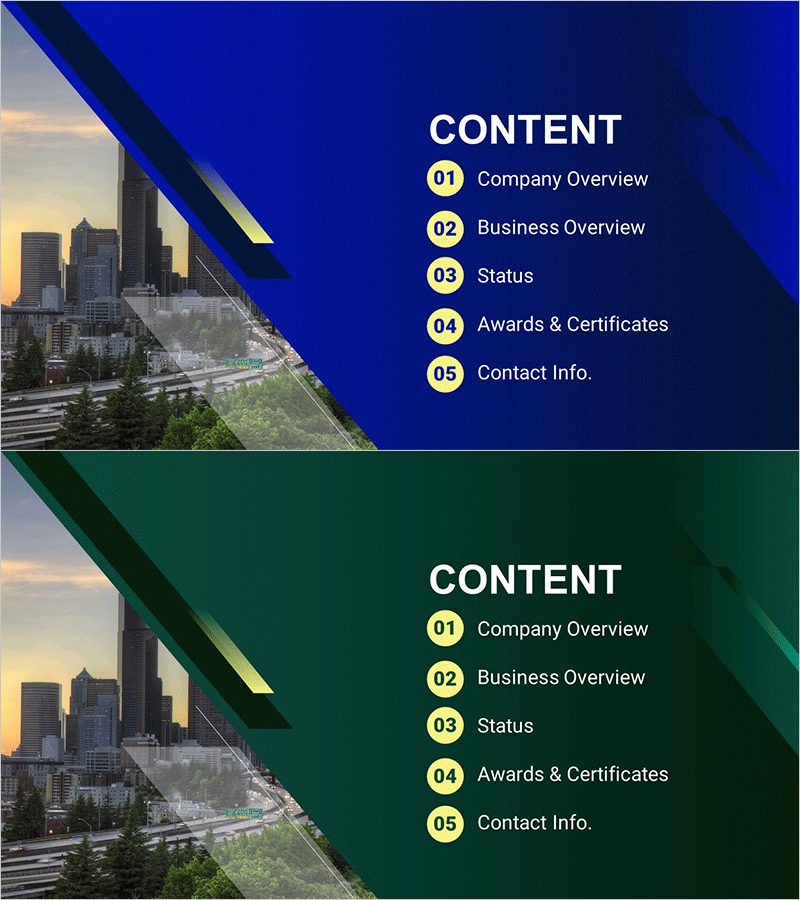 건축 솔루션 회사 소개 목차 – 비즈니스 개요 및 상태