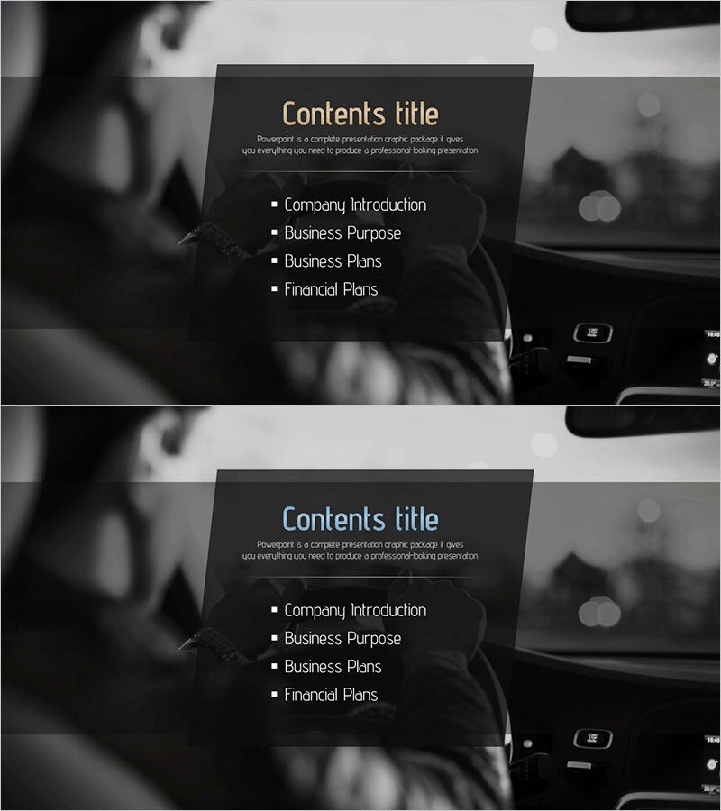 자동차 기술 투자유치 PPT 목차 – 성공을 향한 첫걸음