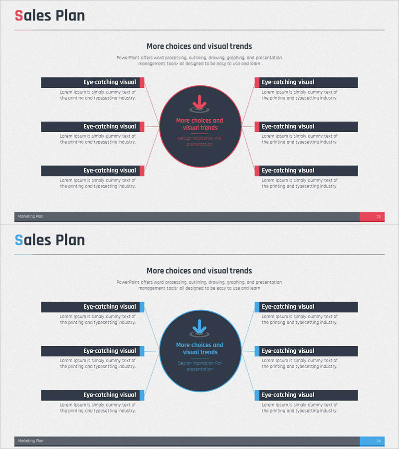 중심 확산 다이어그램으로 사업 전략 시각화 – 마케팅 효율성 강화