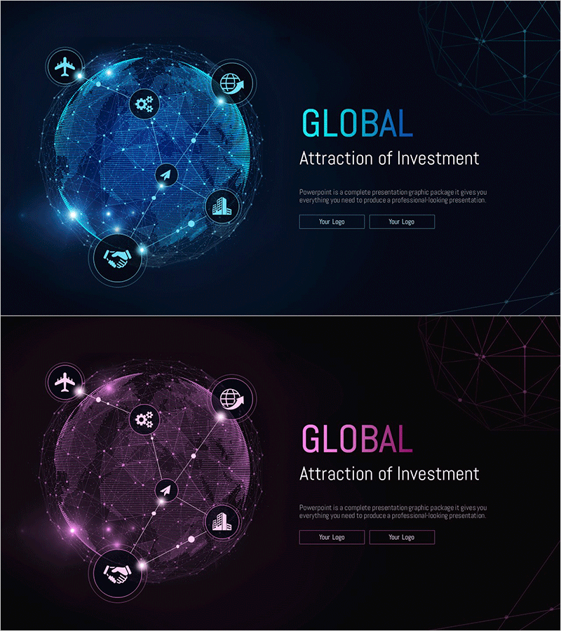 글로벌 투자유치 템플릿 표지
