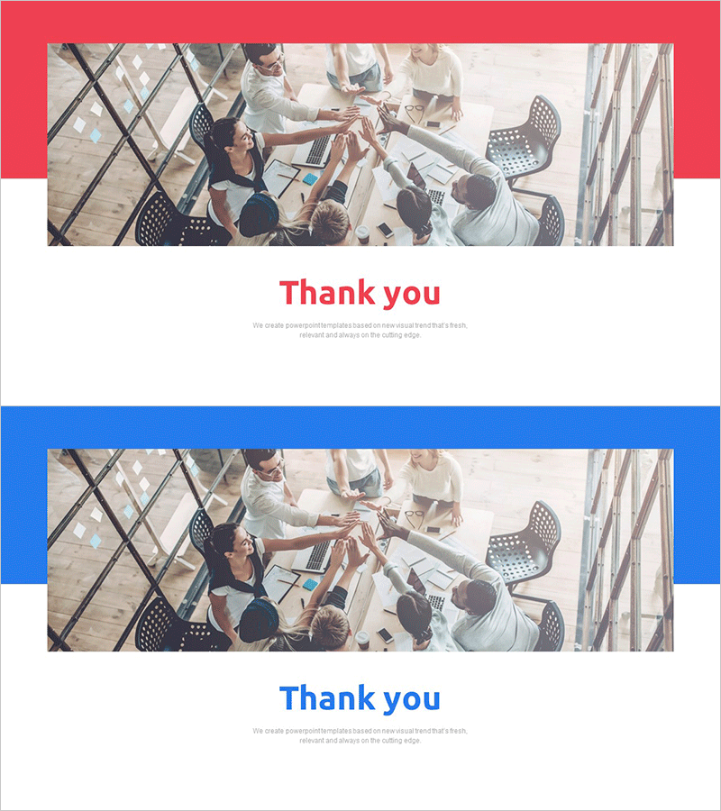 스타트업 사업 투자유치 PPT 엔딩 표지