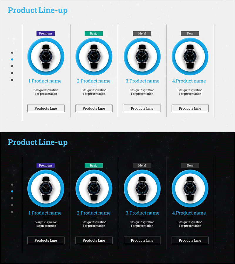 프리미엄 워치 라인업 소개 – 고급스러움을 담은 다이어그램