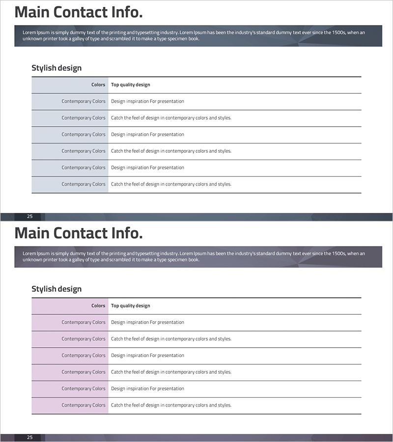 법률사무소 프로필 정보 – 현대적 디자인