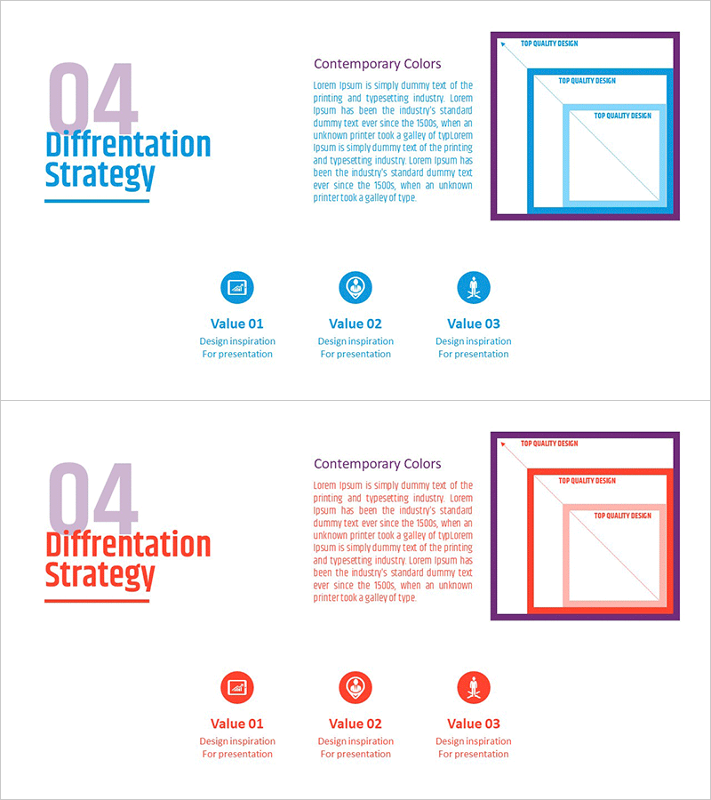 제품 서비스 차별화 전략 – 효과적인 마케팅전략 템플릿