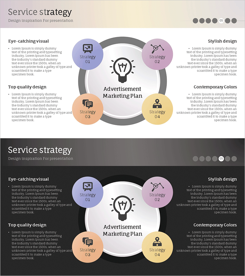 사업 아이디어 콘텐츠 및 운영 계획 프레젠테이션 슬라이드
