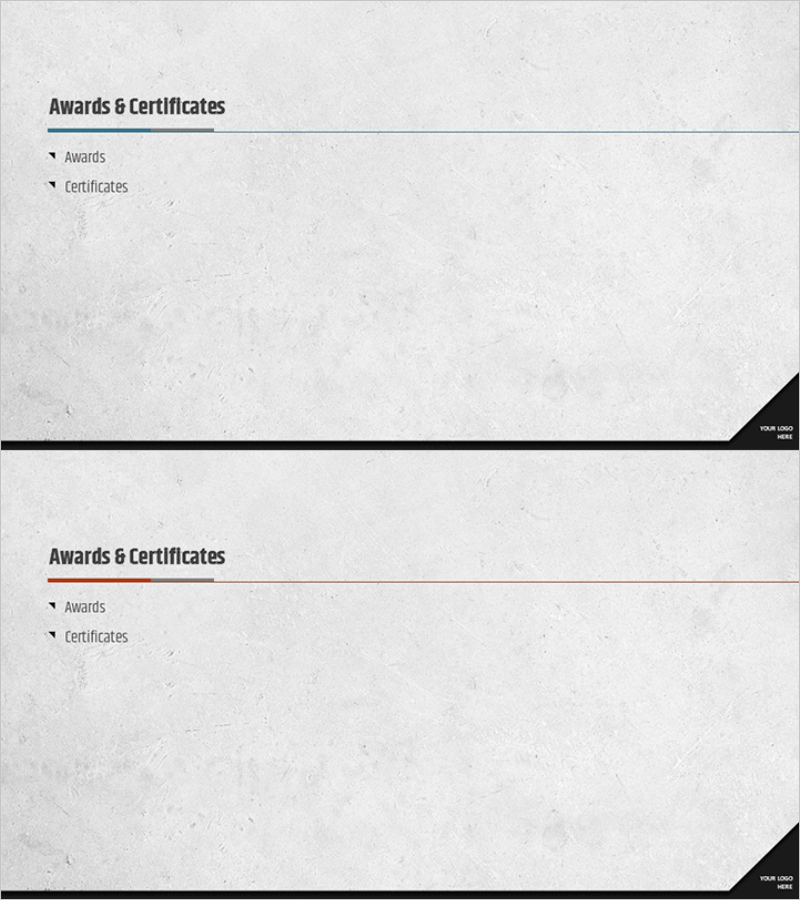 콘크리트 테마 회사소개서 간지 – 현대적이고 신뢰감 있는 비주얼