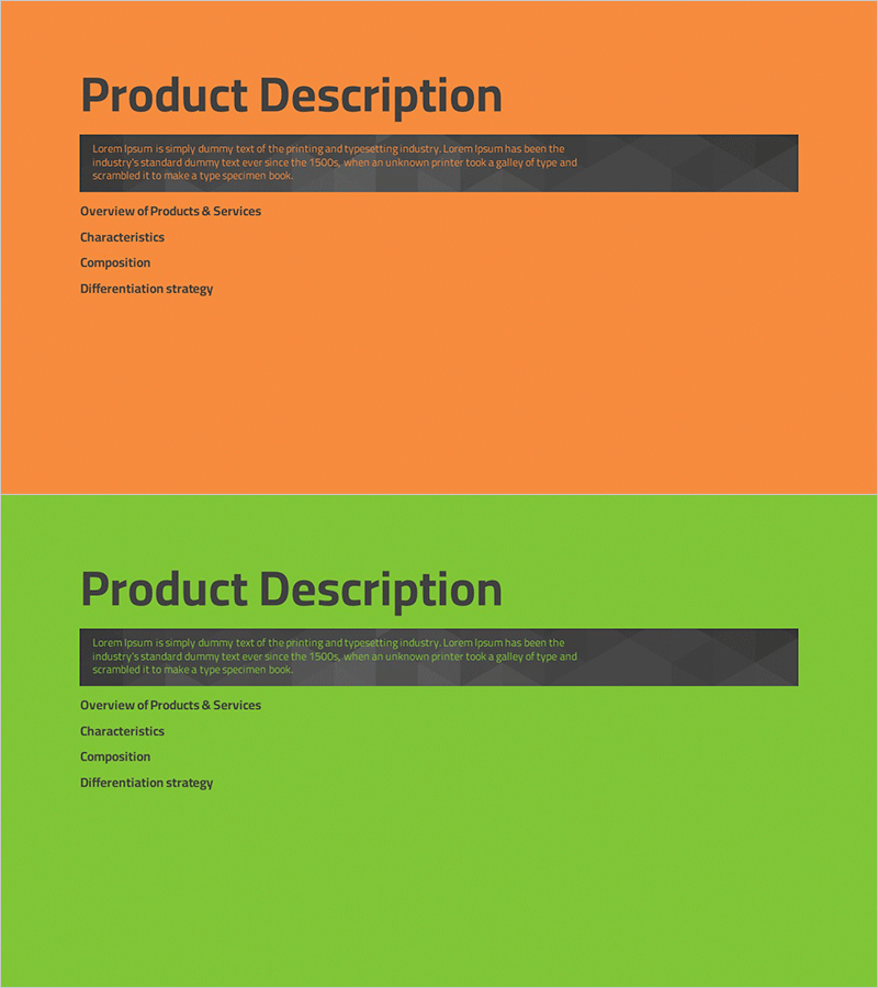 Ringer Shape Subdivided Column Graph – Business Performance Visualization