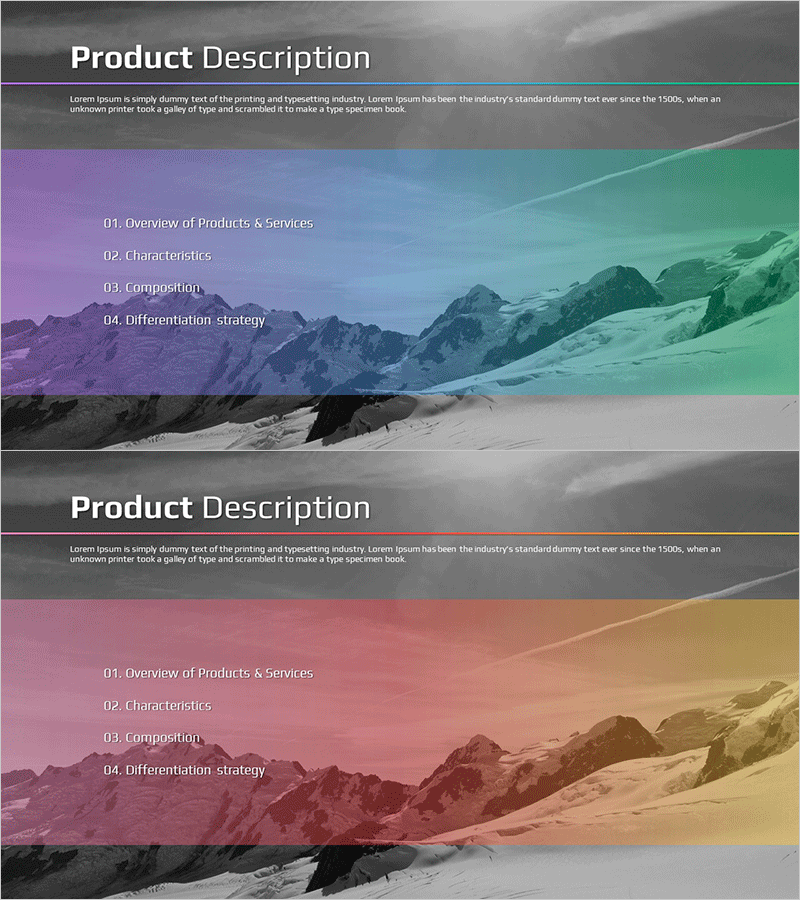 설산테마 사업계획서 템플릿 간지 – 차별화된 접근법