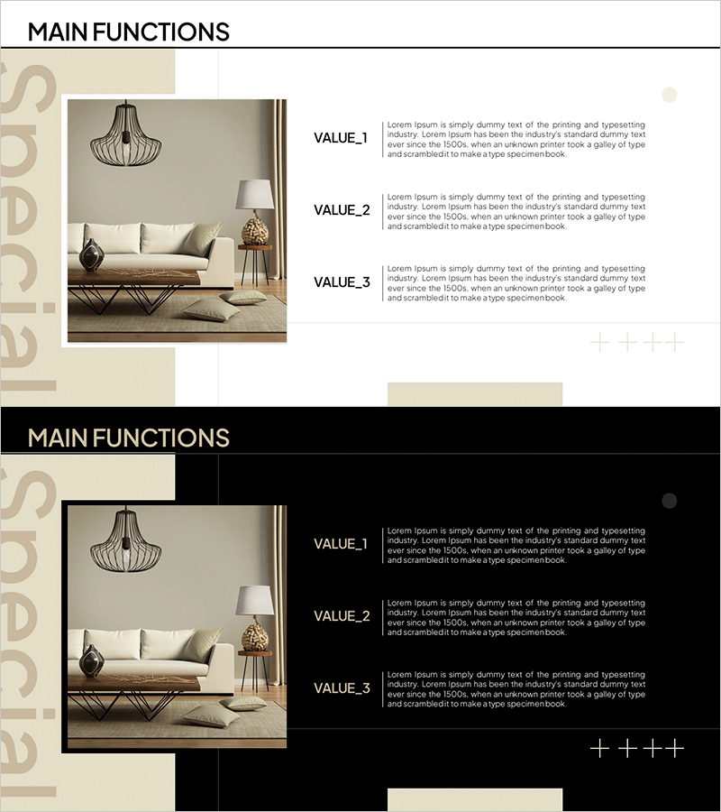 인테리어 사업 주요 목표 – 투명한 비전 제시