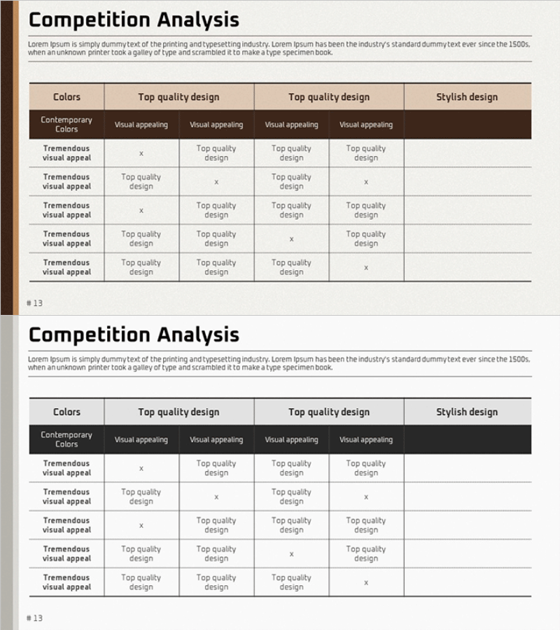 경쟁사 비교 분석 테이블 – 시장과 경쟁 이해하기