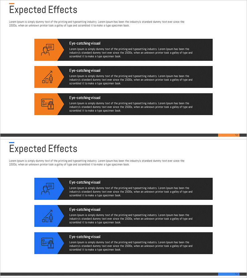 비즈니스 매출 기대효과 – 시각적 강조