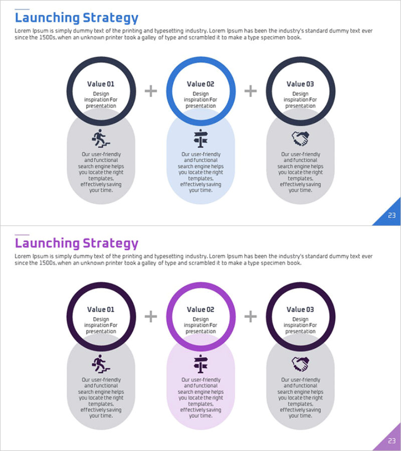 마케팅 상품 전략 플러스 다이어그램