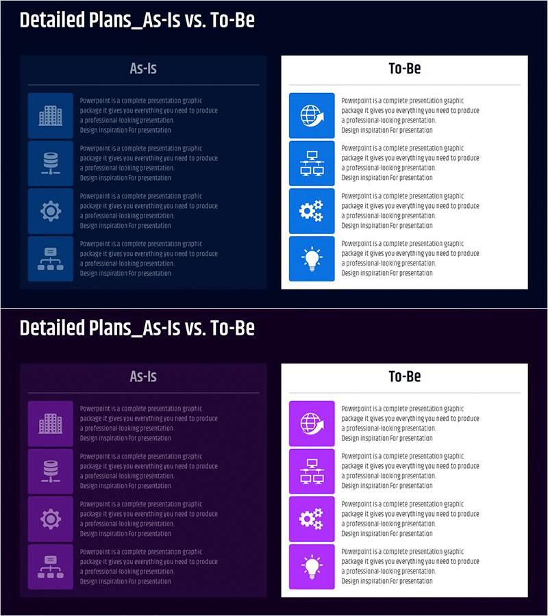 세부계획 As Is To Be 다이어그램 – 사업 추진 전략 시각화