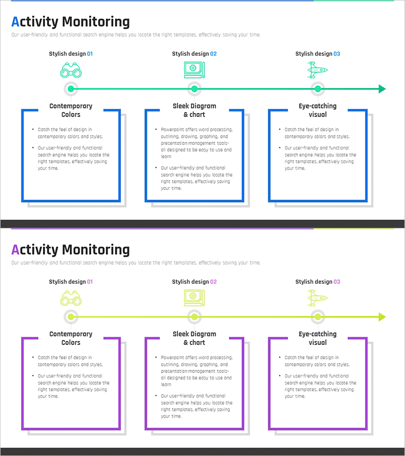 마케팅 효과 단계별 분석 다이어그램 – 사업 관리 및 운영계획