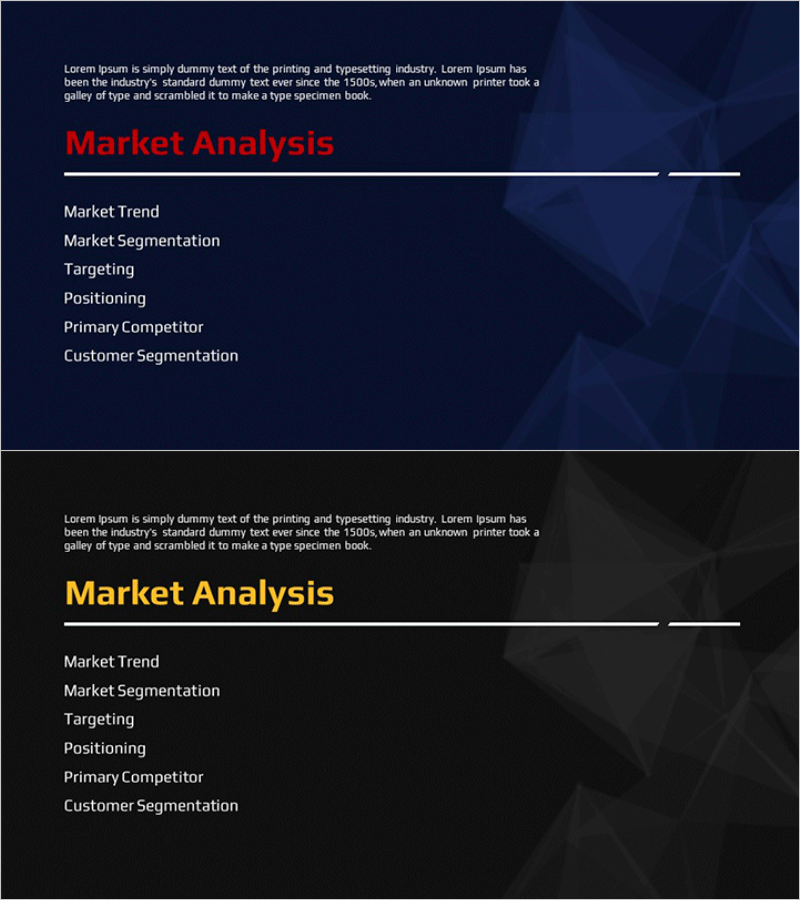 다이아몬드 테마 마케팅 기획서 템플릿 간지