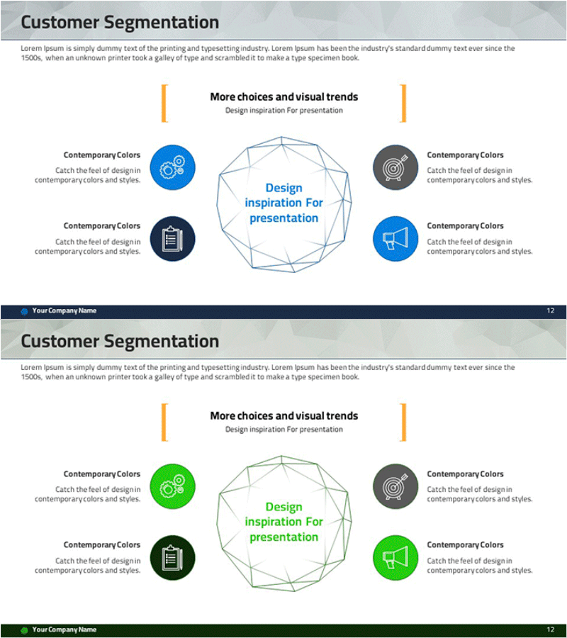 고객 세분화 분석 다이어그램 – 심층 고객 인사이트