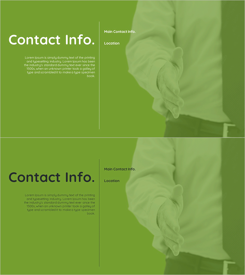 컬러 심플 회사소개서 간지 템플릿