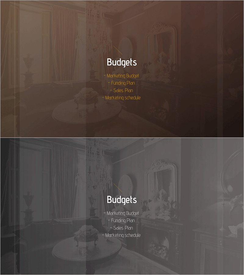 고급 호텔 마케팅 기획서 템플릿 간지