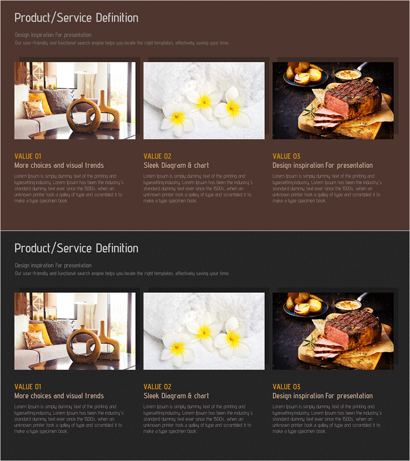 서비스 개요 및 제공 방식 슬라이드 – 제품 소개를 위한 최적화