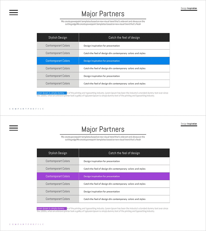 주요 파트너사 체크 리스트표 – 효과적인 협업을 위한 다이어그램